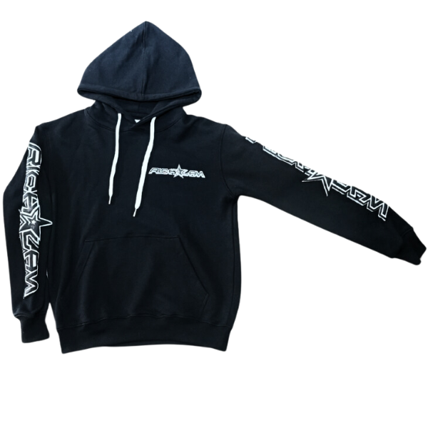 RichLan puff print hoodie (black)