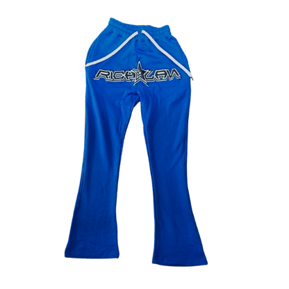 RichLan puff print sweatpants (blue)