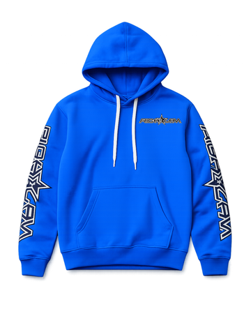 RichLan puff print hoodie (blue)