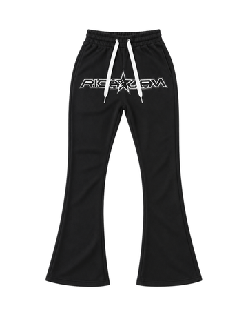 RichLan puff print sweatpants (black)