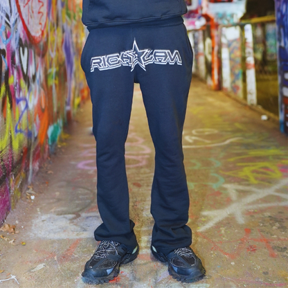 RichLan puff print sweatpants (black)