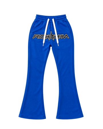 RichLan puff print sweatpants (blue)